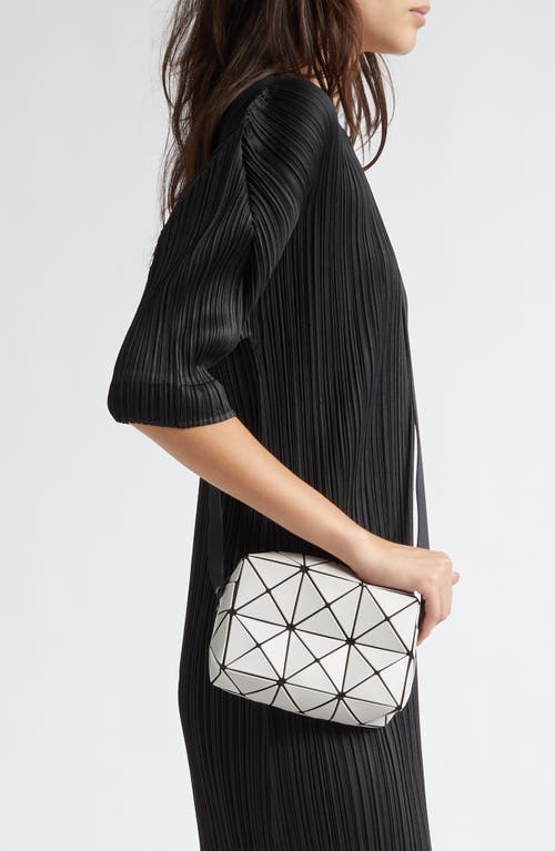 Shop Bao Bao Issey Miyake Cuboid Crossbody Bag In Light Gray