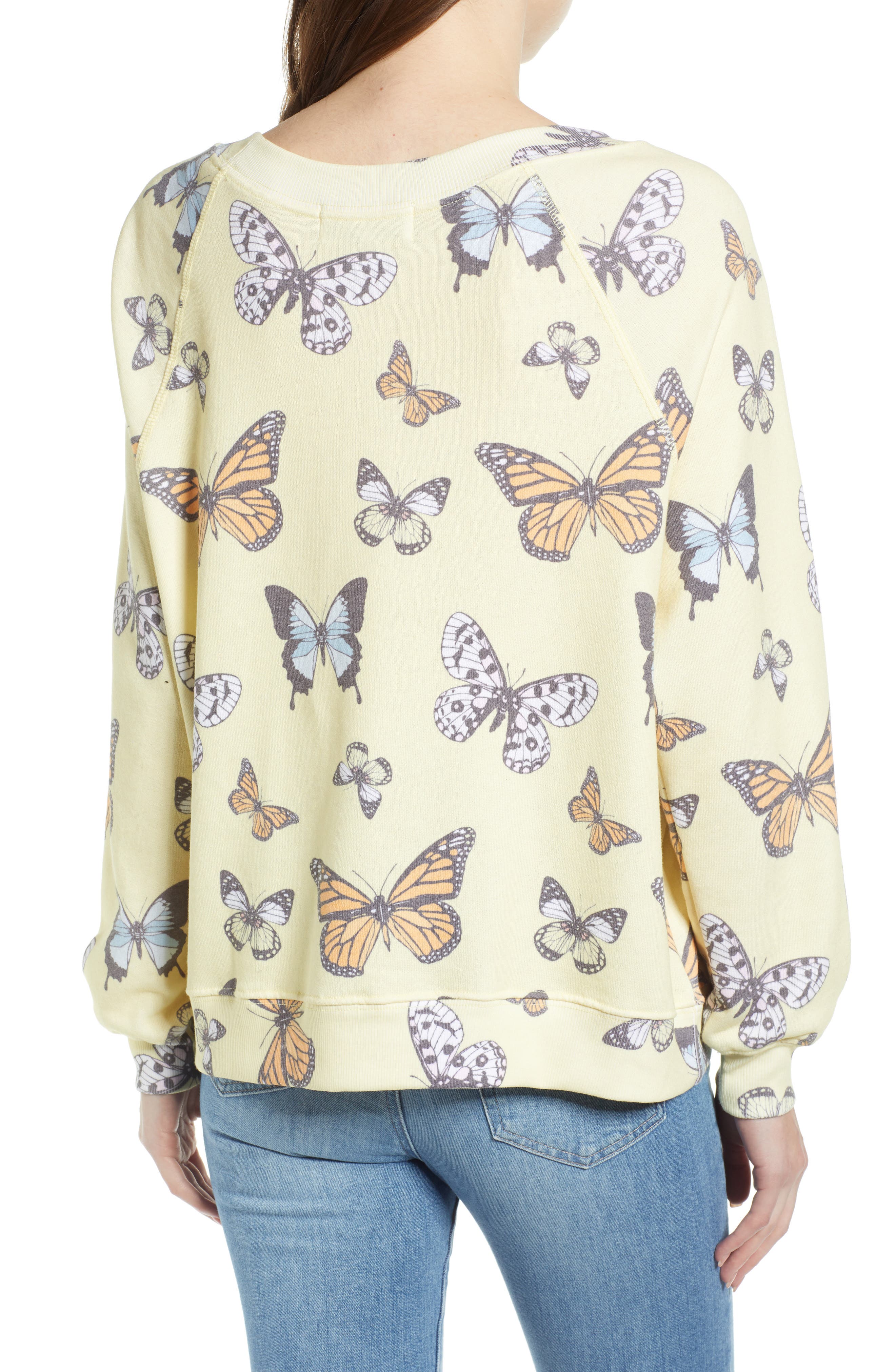 wildfox butterfly sweatshirt