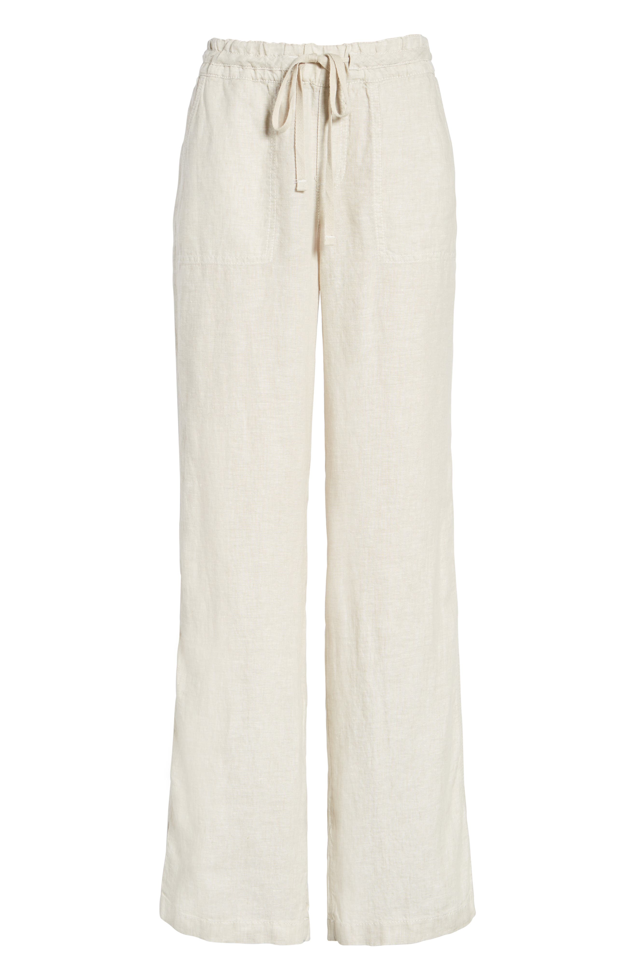 Caslon | Drawstring Linen Pants | Nordstrom Rack