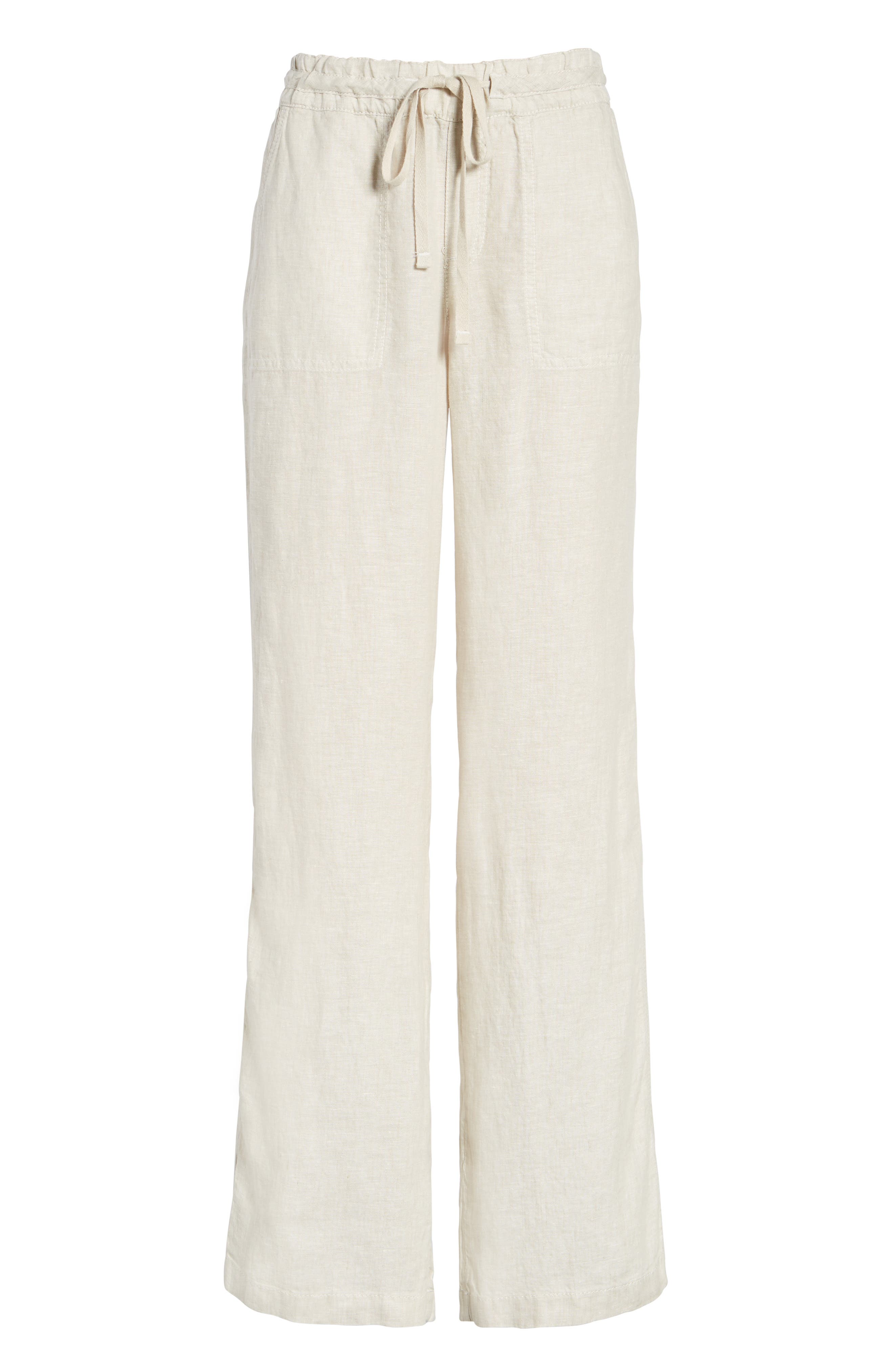 Caslon Drawstring Linen Pants Nordstrom Rack