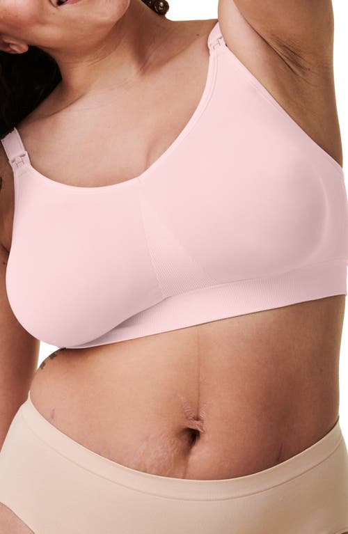 Body Silk Seamless Wireless Maternity/Nursing Bra in Chalk Pink