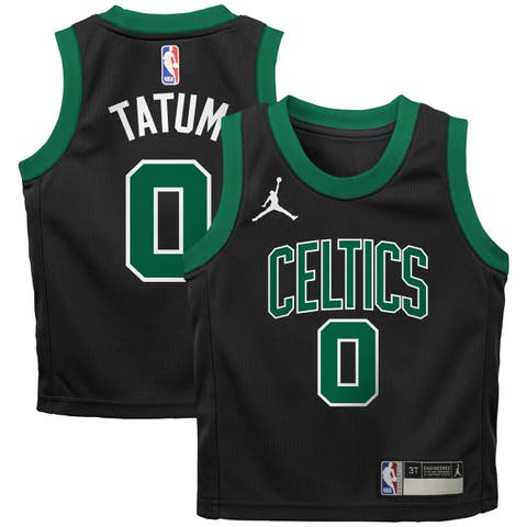 Toddler Jordan Brand Jayson Tatum Black Boston Celtics Statement Edition  Name & Number T-Shirt