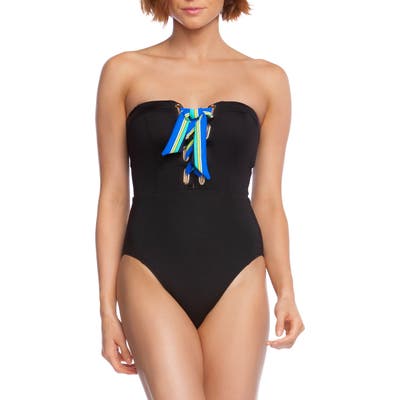 Trina Turk Ipanema One-Piece Swimsuit, Black
