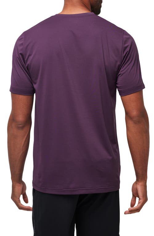 Shop Travismathew Scenic Vista Logo T-shirt In Plum