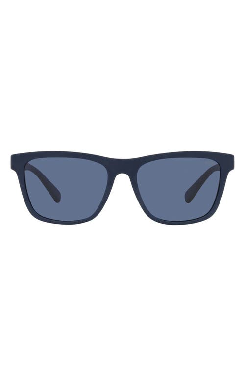 Polo Ralph Lauren 56mm Pillow Sunglasses in Navy at Nordstrom