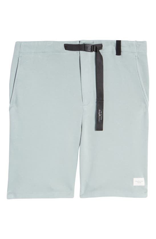 Rag & Bone Archetype Perry Organic Cotton Shorts In Sage