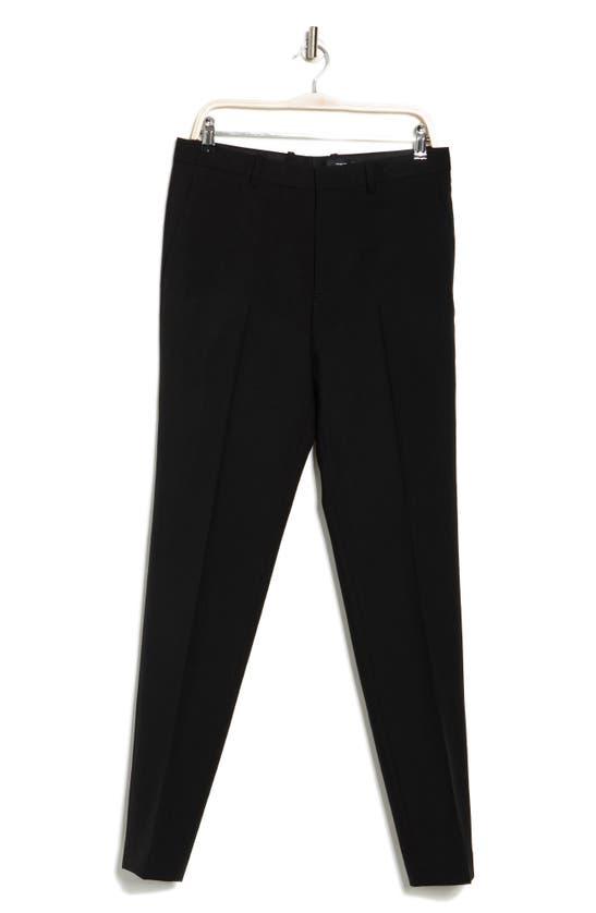Theory Mayer Canvas Wool Pants In Black