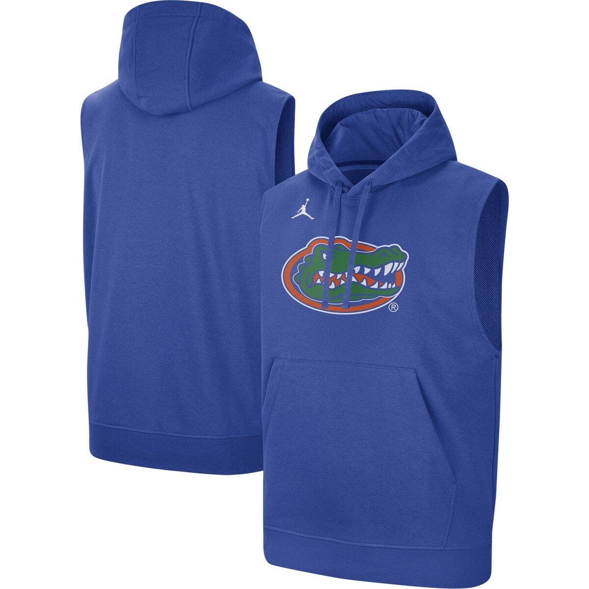 Jordan Brand Men's Jordan Brand Royal Florida Gators Logo Performance Sleeveless Pullover Hoodie