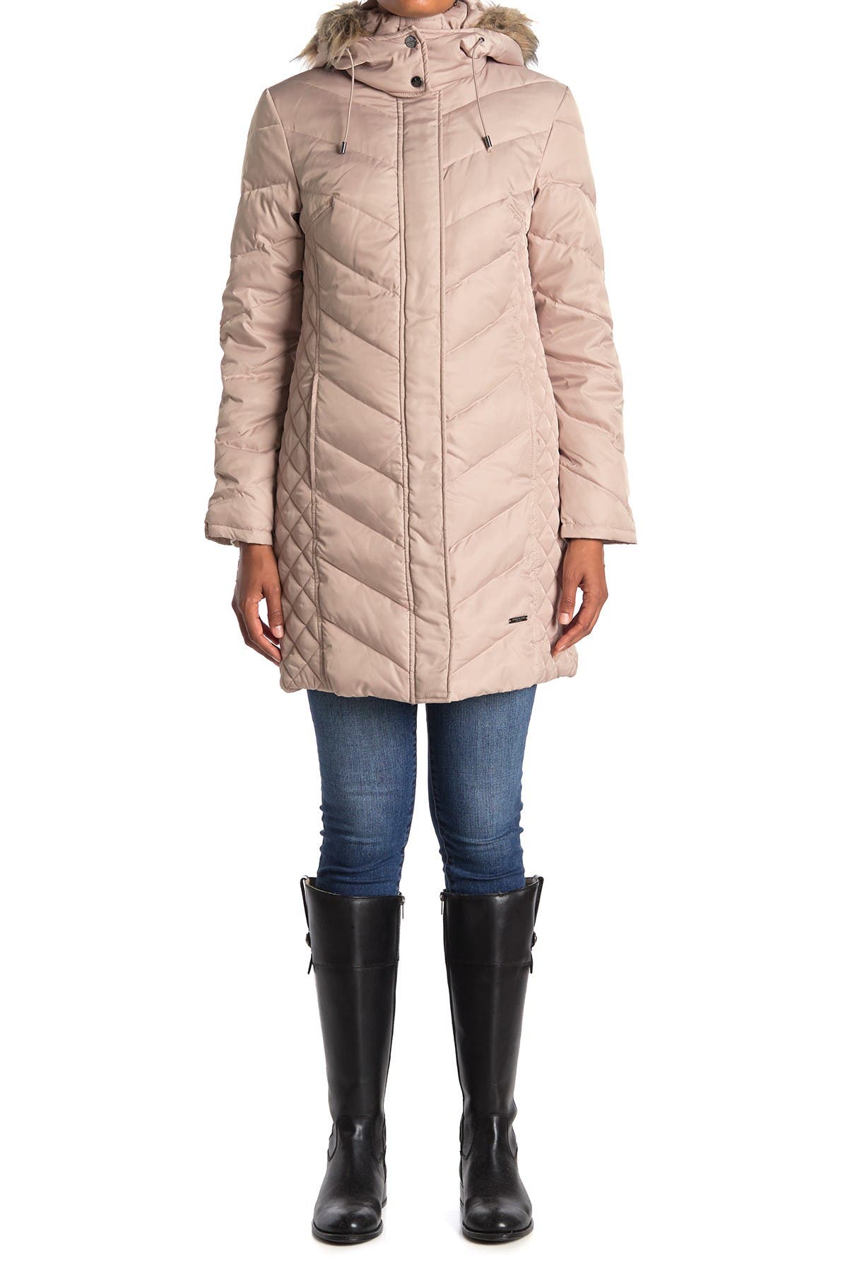 puffer jacket removable hood