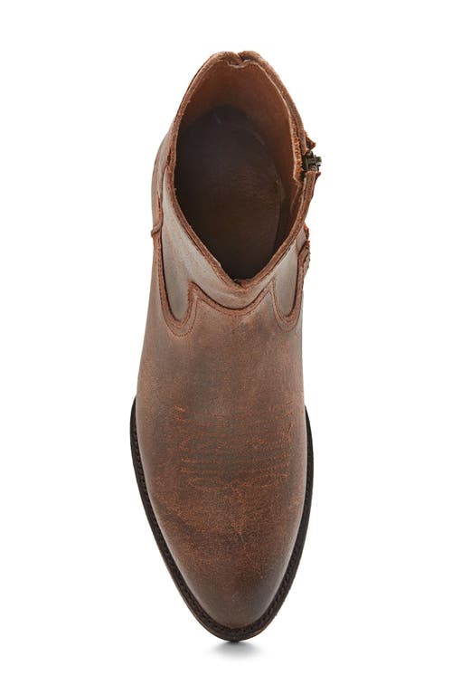 Shop Frye Austin Western Boot In Brown - Dummy Leather