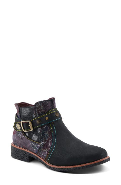 Shop L'artiste By Spring Step Airies Bootie In Black Metallic