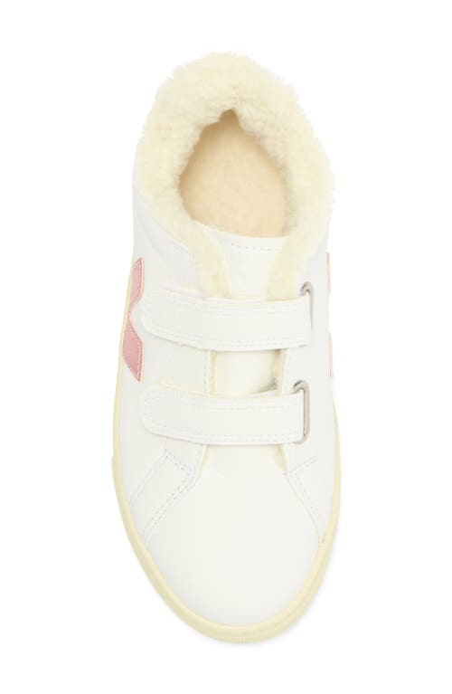 Shop Veja Kids' Esplar Sneaker In Extra-white/nacre