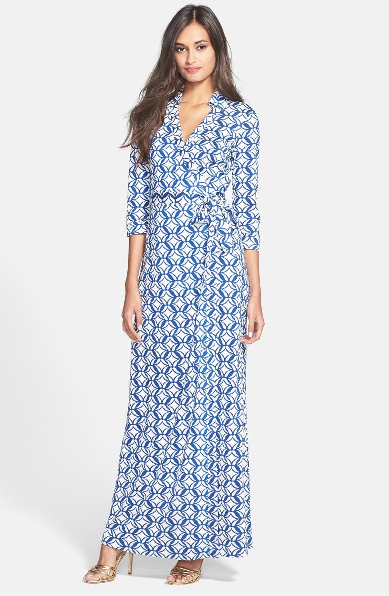 Diane von Furstenberg 'Abigail' Print Silk Wrap Dress | Nordstrom