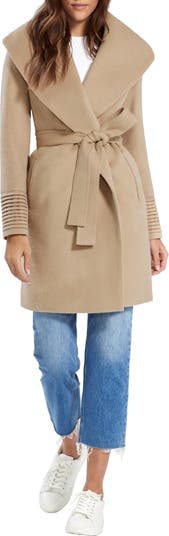 SENTALER Shawl Collar Alpaca & Wool Blend Coat | Nordstrom