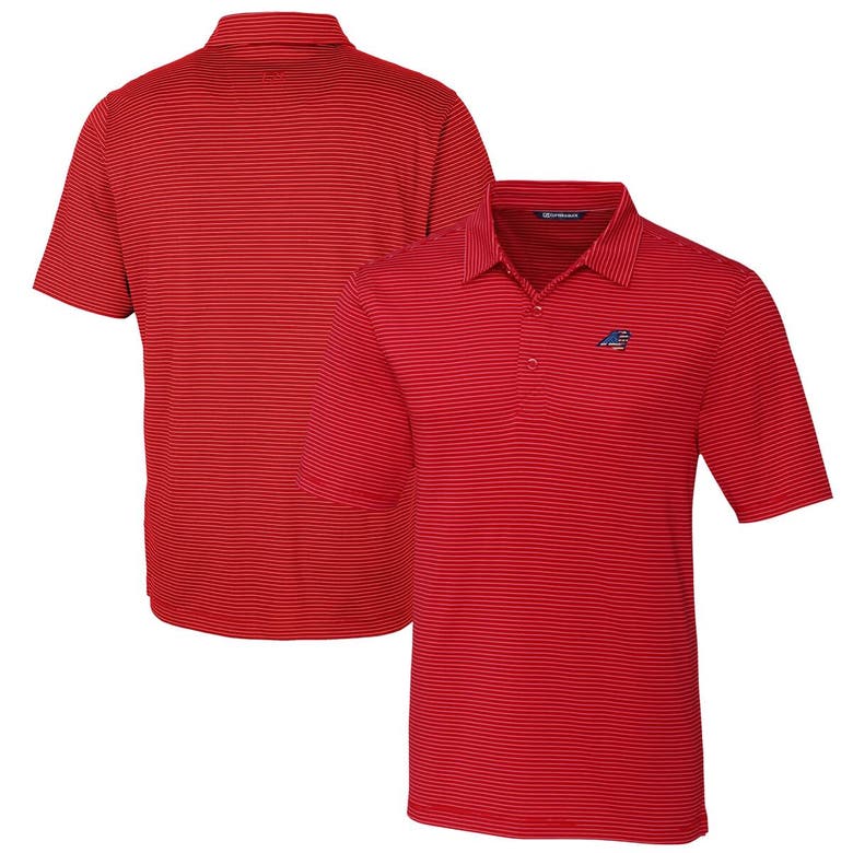 Shop Cutter & Buck Red Carolina Panthers Forge Pencil Stripe Polo