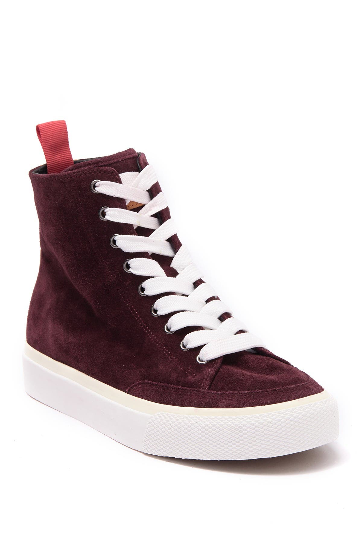 casual high top suede sneakers