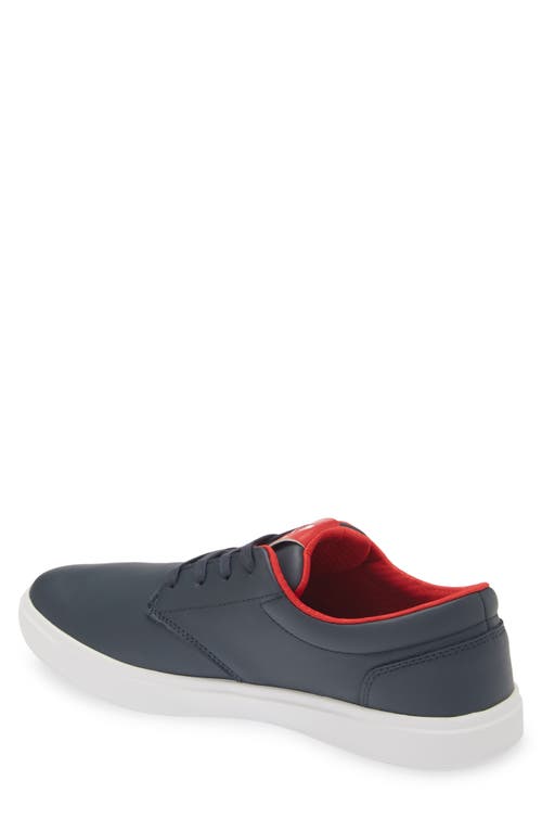 Travismathew The Wildcard Sneaker In Navy/red