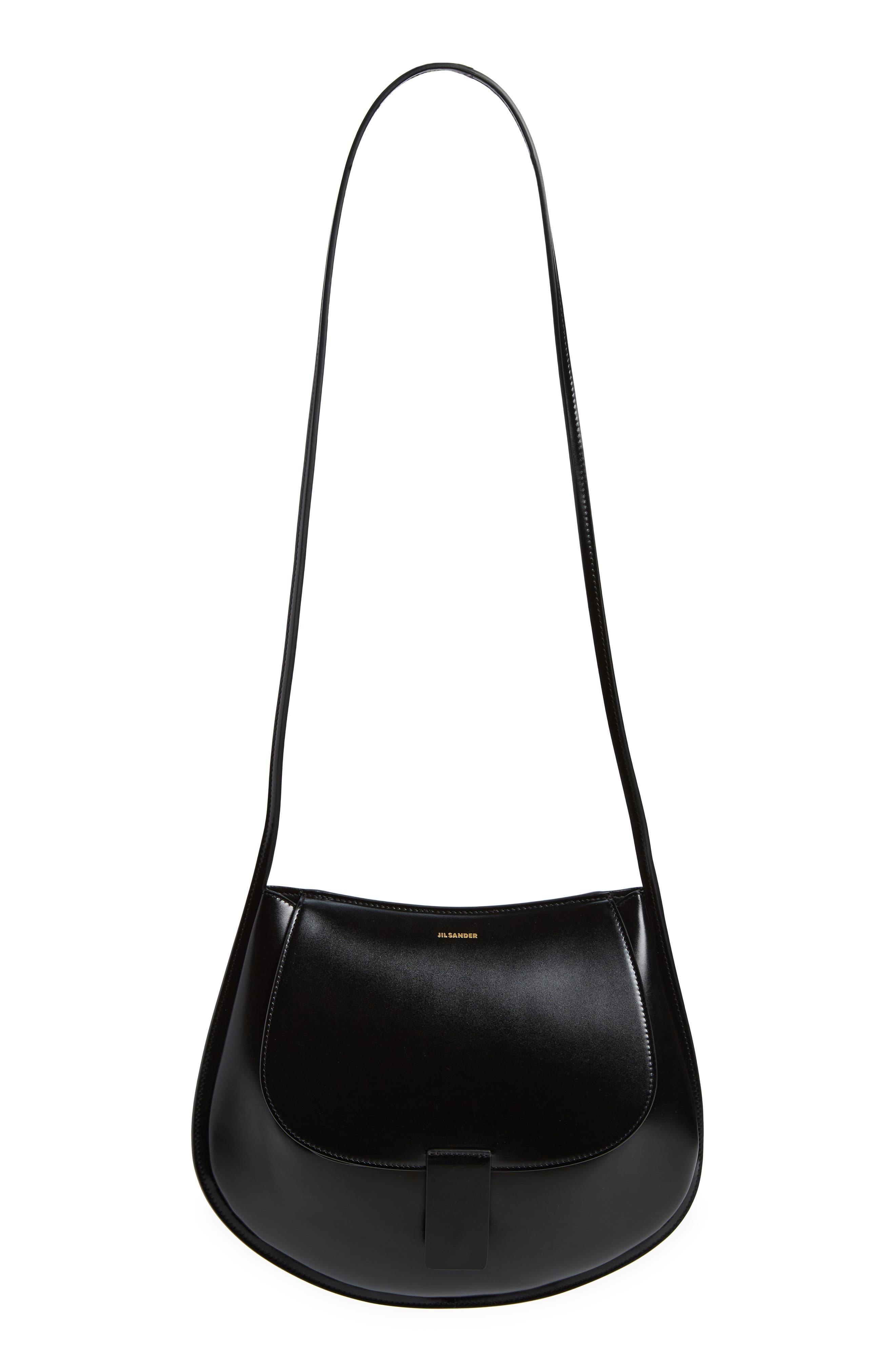 jil sander crescent crossbody bolsa