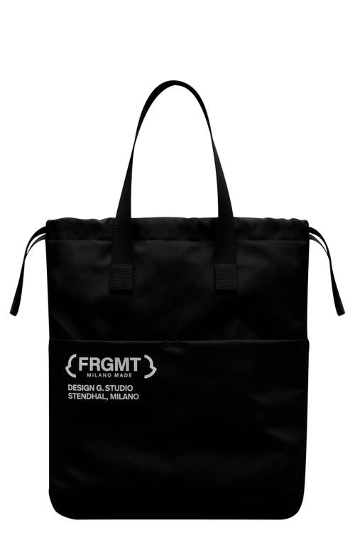 Moncler Genius x FRGMT Water Resistant Nylon Ripstop Tote Bag in Black