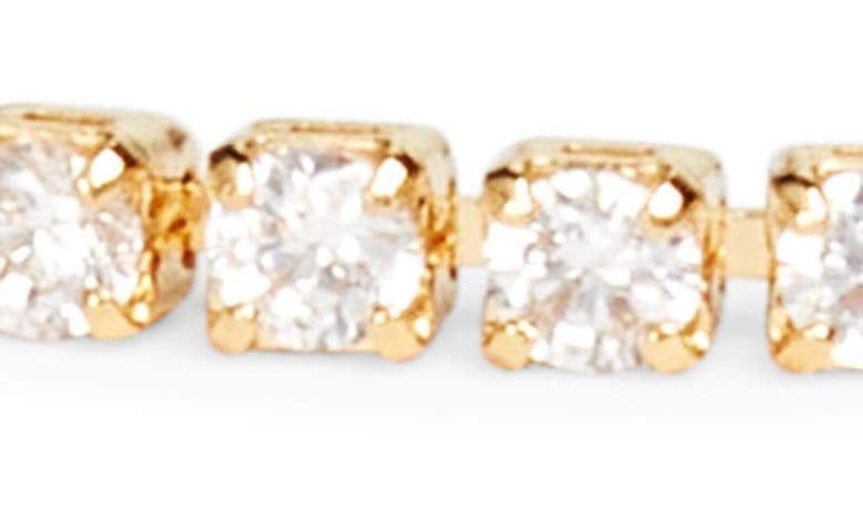 Nordstrom Cubic Zirconia Tennis Bracelet In Clear- Gold