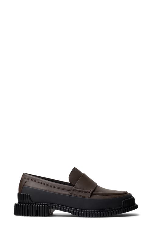 Shop Camper Pix Loafer In Brown/black