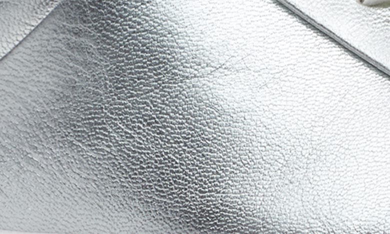 Clarks Hollyhock Walk Sneaker In Silver Leather