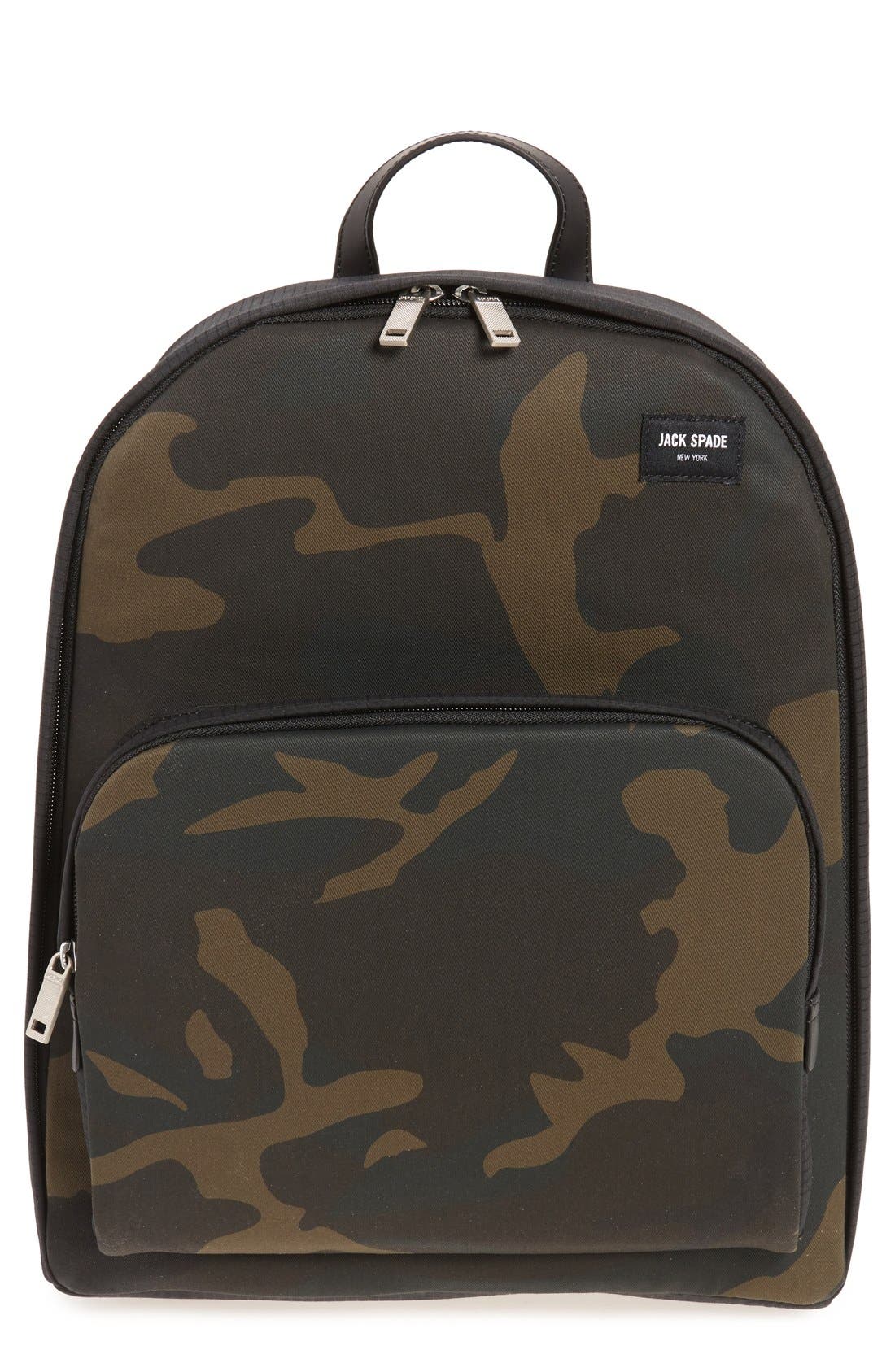 jack spade camo backpack