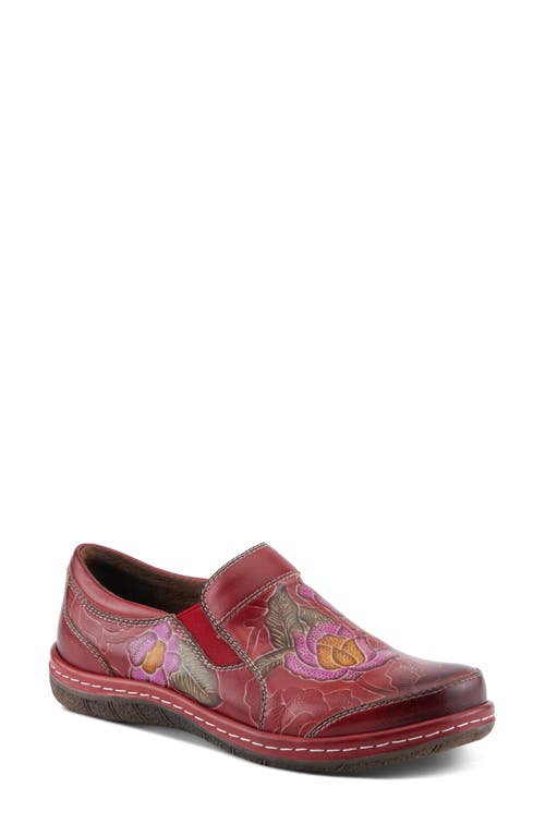 L'artiste By Spring Step Annawan Loafer In Red Multi