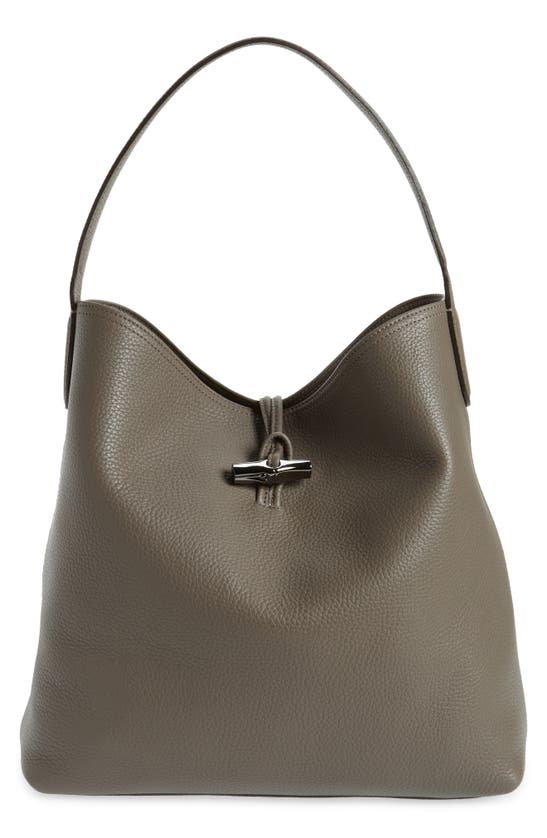 Longchamp Roseau Hobo Bag in Grey