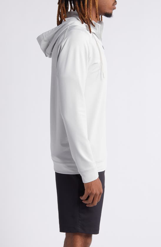 Swannies Vandyke Half Zip Hoodie In Glacier