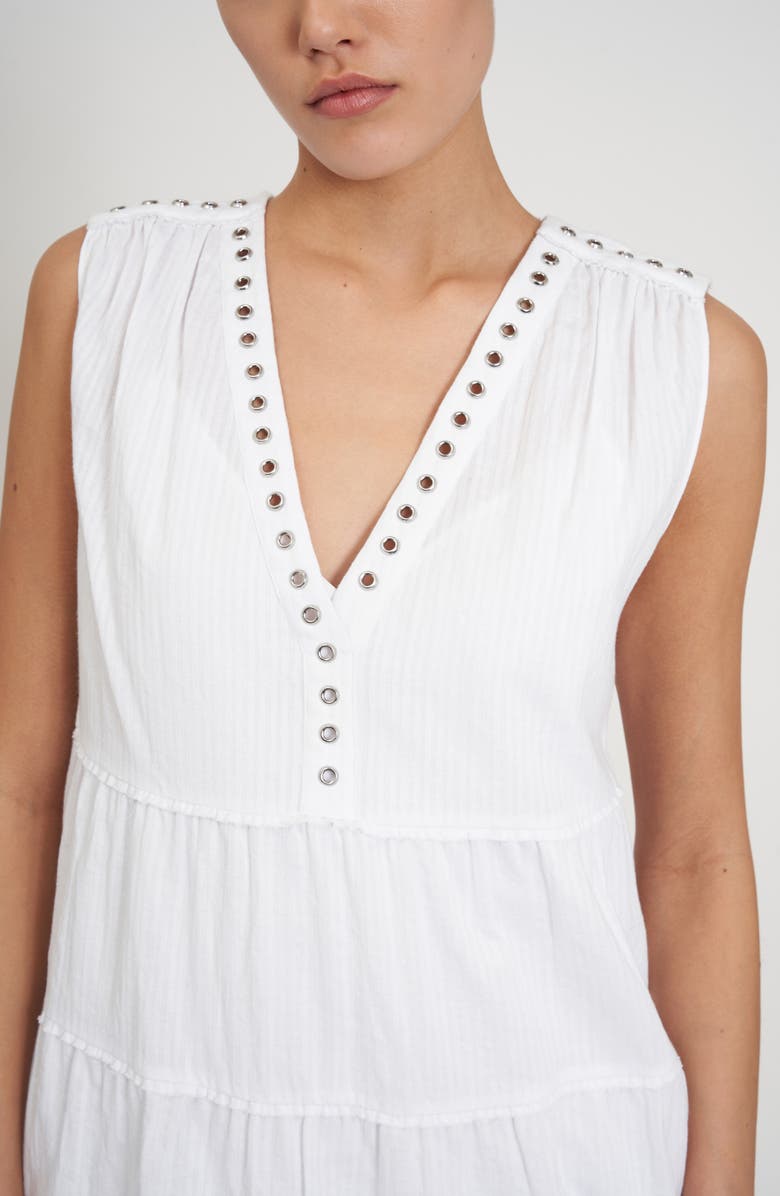 Rebecca Minkoff Gigi Grommet Sleeveless Minidress | Nordstrom