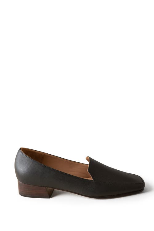 Shop Huma Blanco Charlie Heeled Loafer In Coal