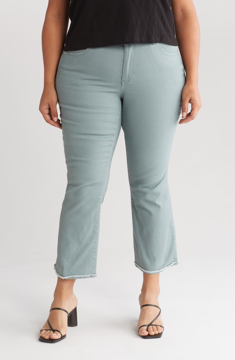 Democracy Fray Crop Flare Pants | Nordstromrack