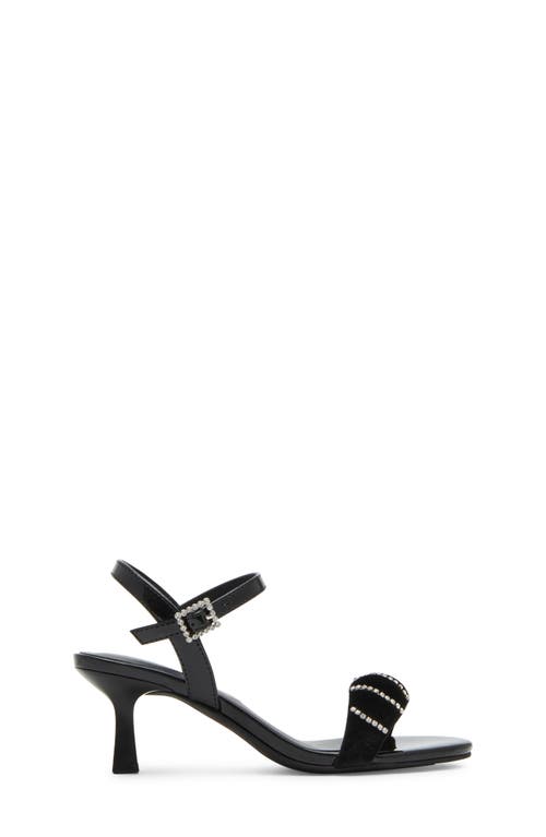 Steve Madden Jpatty Ankle Strap Sandal In Black