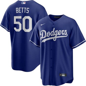 Men's Nike Mookie Betts Gray Los Angeles Dodgers Away Authentic Player  Jersey