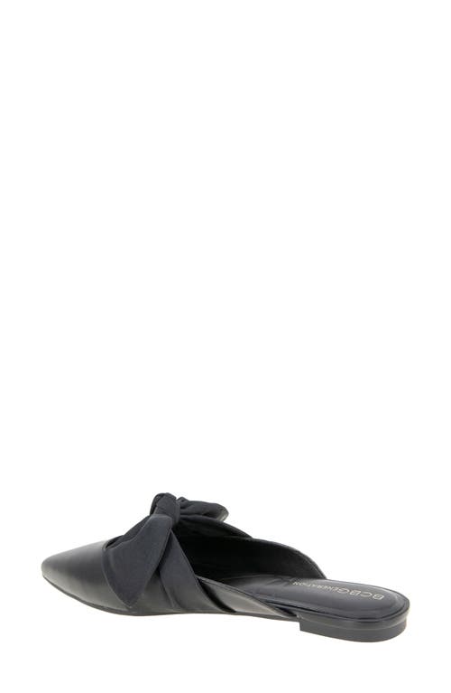 Bcbgeneration Kandy Bow Mule In Black/black