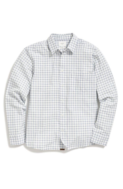 Billy Reid Cypress Grid Plaid Button-Up Oxford Shirt Pebble at Nordstrom,