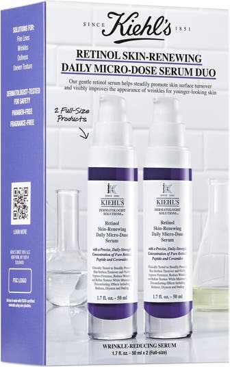 Kiehl's Ladies Retinol Skin Renewing Daily Micro Dose Serum 1.7 oz Skin  Care 3605972526489