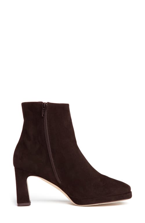 Beautiisoles Scottie Platform Bootie In Brown