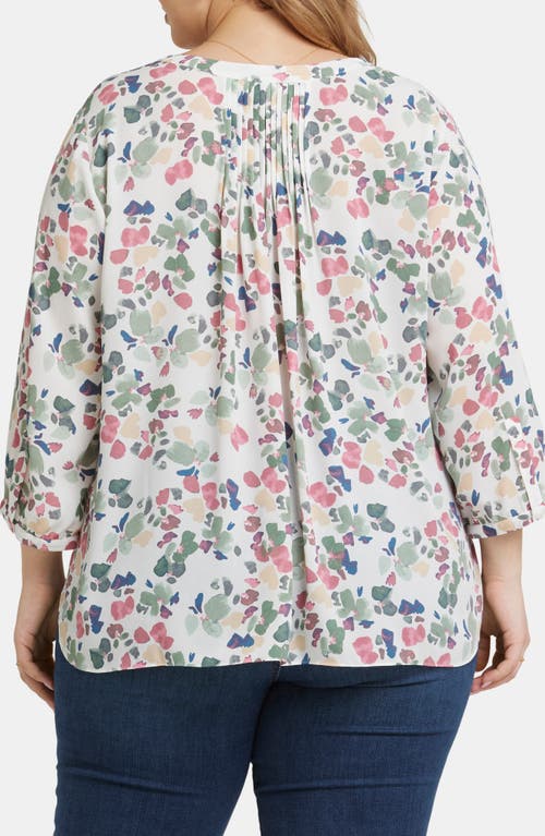 NYDJ NYDJ SEMISHEER PINTUCK BLOUSE