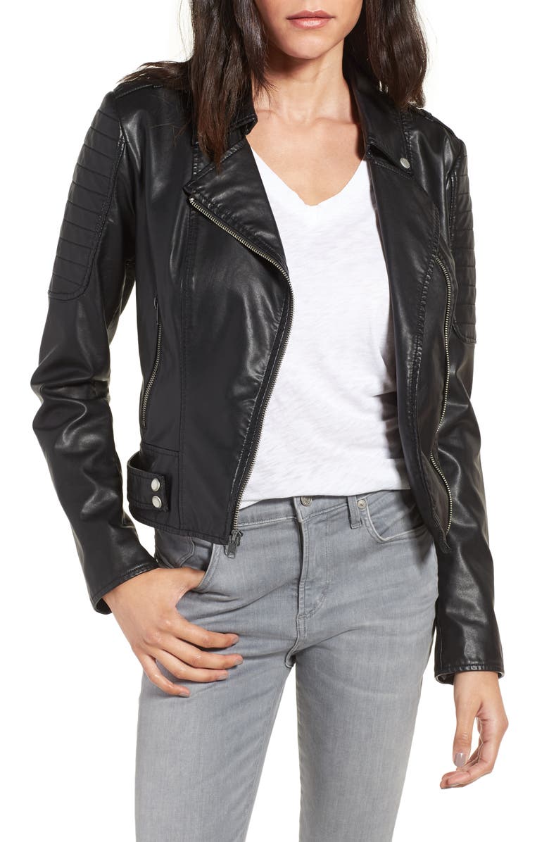Andrew Marc Leanne Faux Leather Jacket | Nordstrom