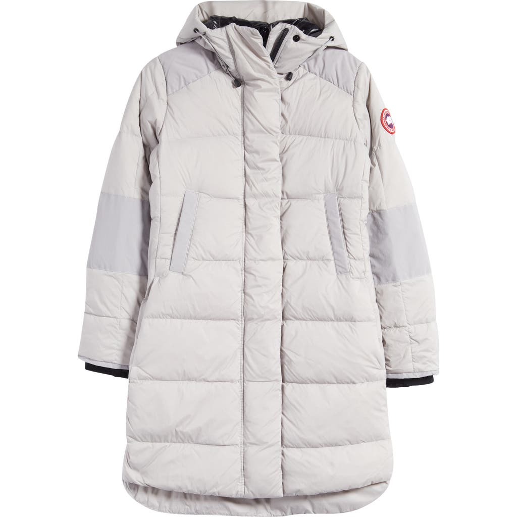 Canada Goose Alliston Packable 750 Fill Power Down Coat In Gray