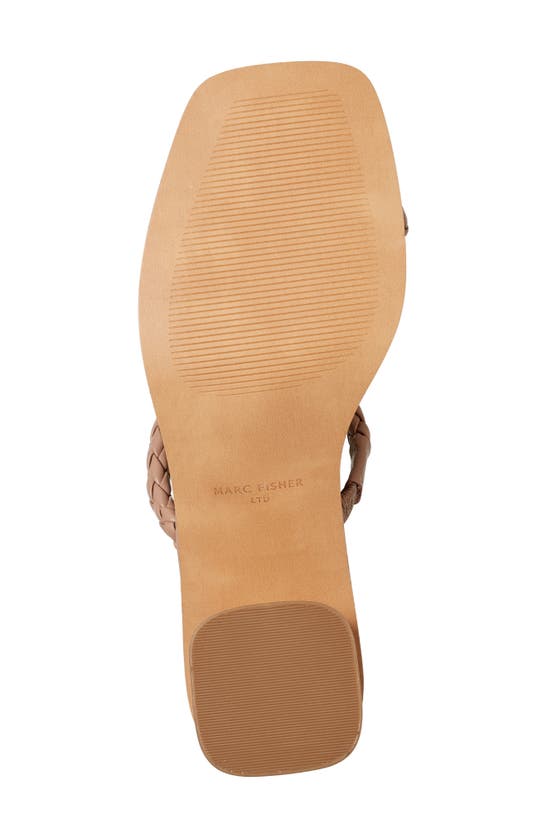 Shop Marc Fisher Ltd Thoral Slide Sandal In Light Natural