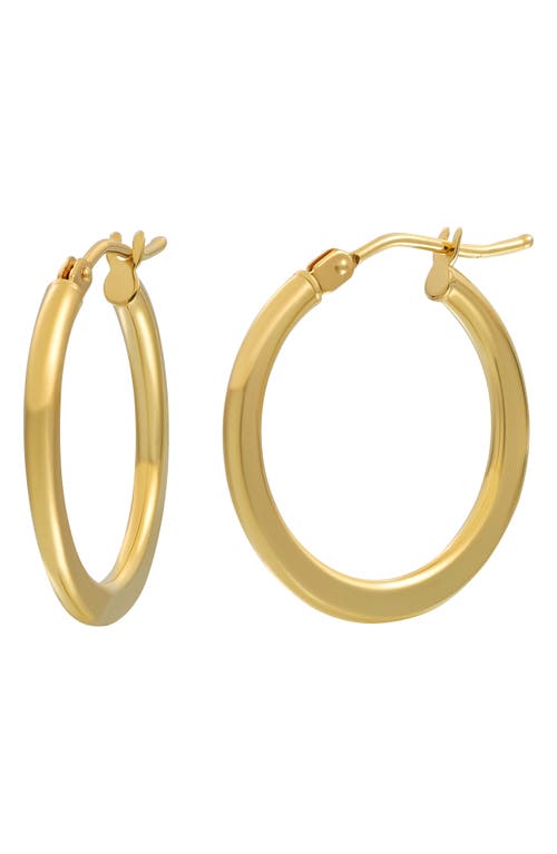 14K Gold Hoop Earrings in 14K Yellow Gold