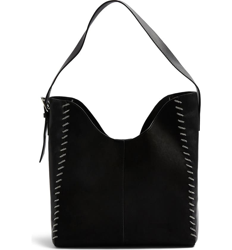 Top Halo Chain Faux Leather Hobo Bag Nordstrom Top Halo Chain Faux Leather Hobo