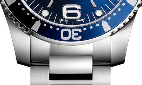 Longines Hydroconquest Watch, 41mm In Silver/blue