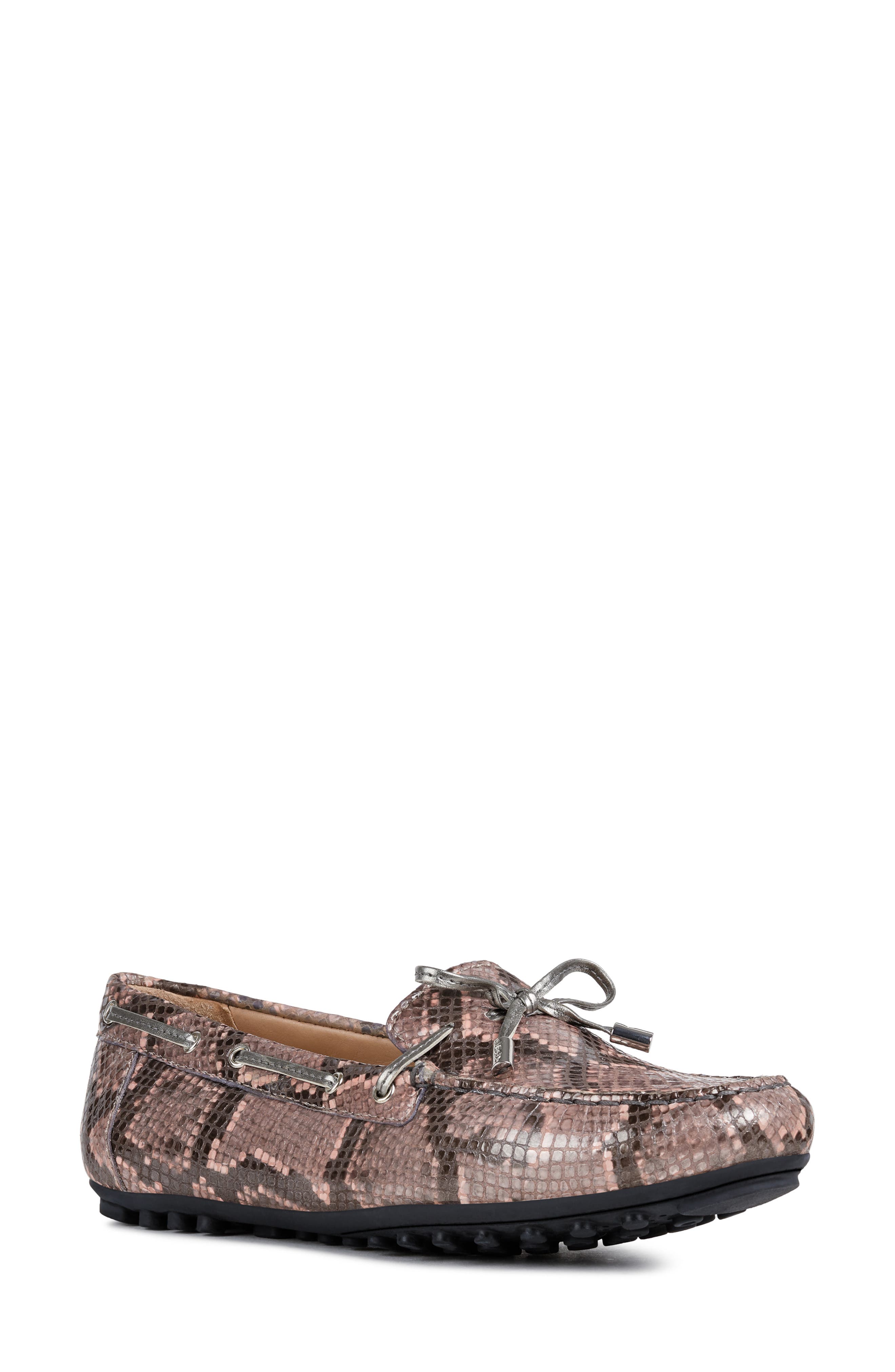 Geox Leelyan Leather Loafer, Pink