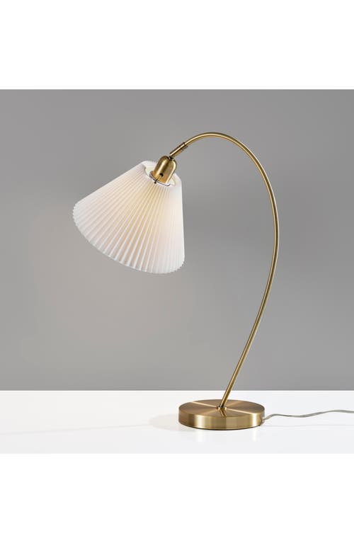 Adesso Lighting Delaney Table Lamp In Antique Brass
