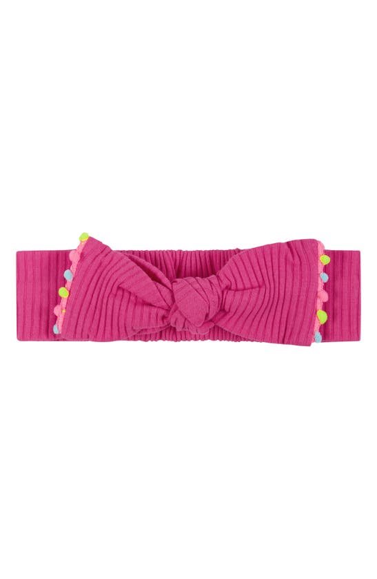 ANDY & EVAN ANDY & EVAN RIB KNIT ROMPER & HEADBAND SET