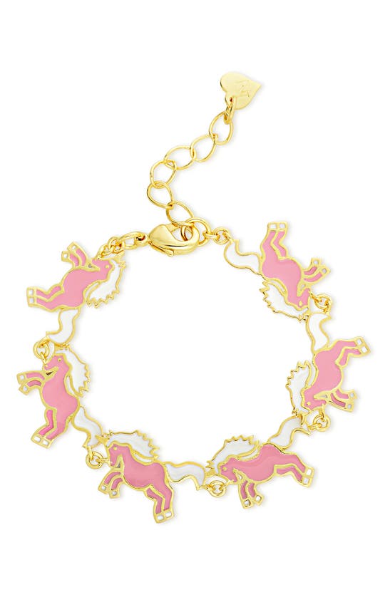 Shop Lily Nily Unicorn Bracelet In Gold
